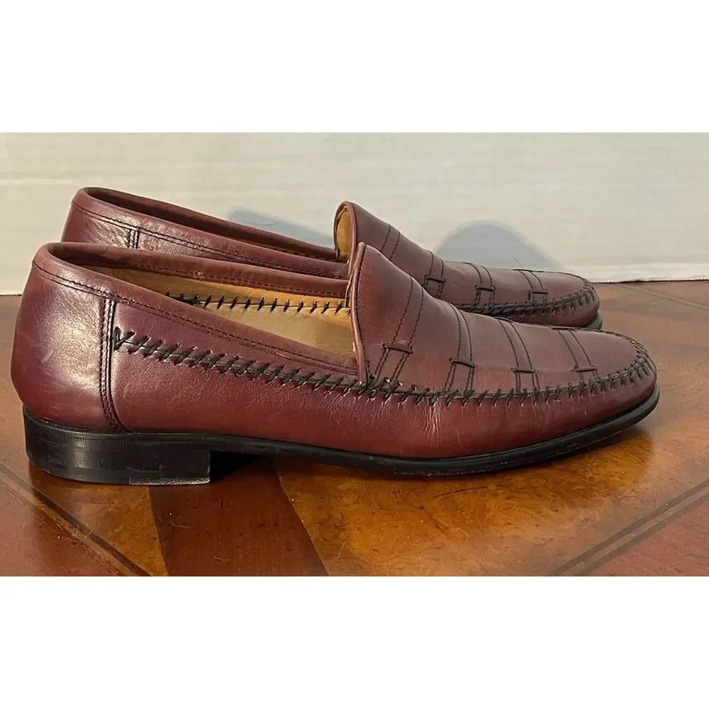 E.T. Wright Men Size 7D Brown‎ Leather Shoes